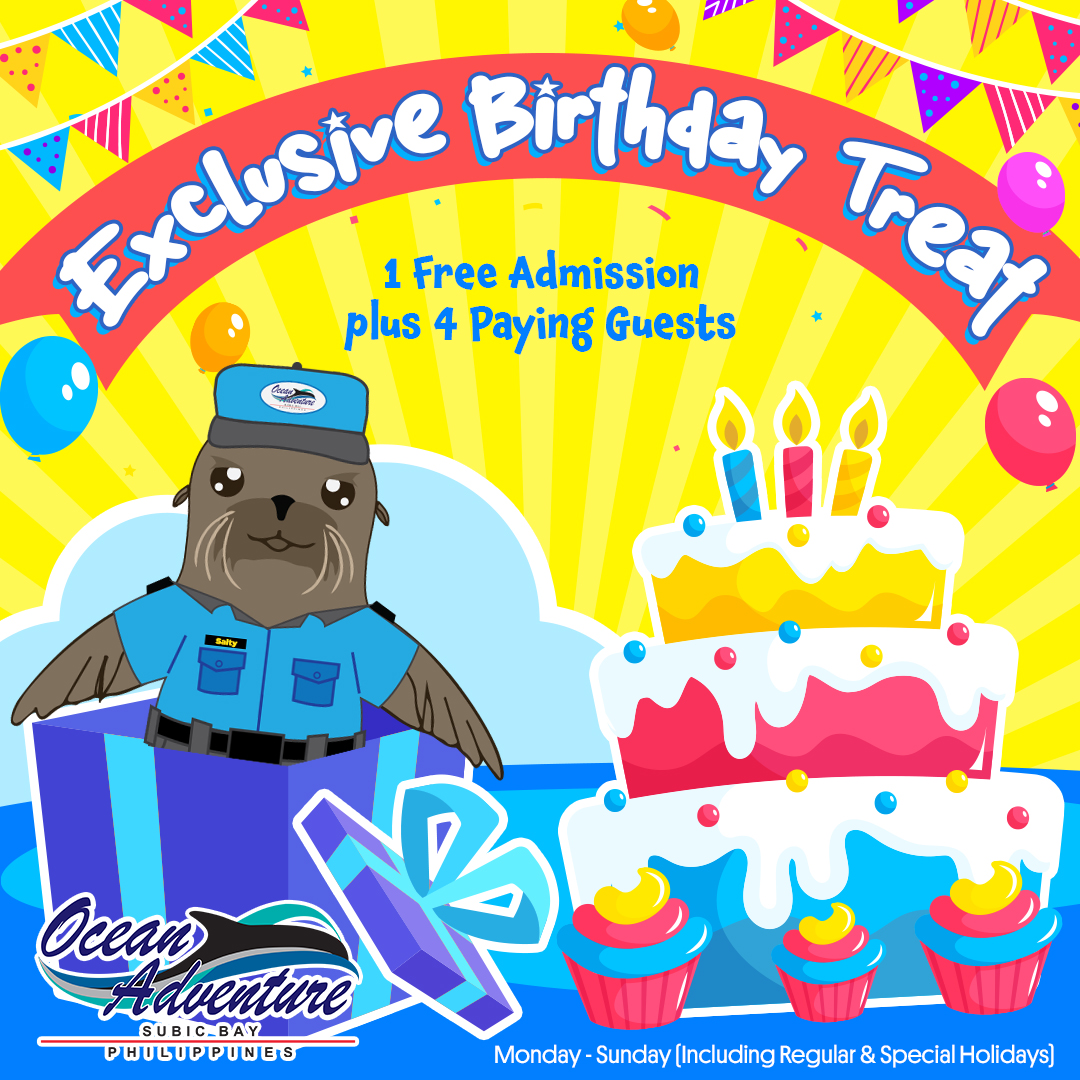 Ocean Adventure December promo - free shirt